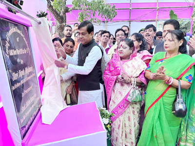 Mayor of Agartala Municipal Corporation (AMC) Dipak Majumder laid the foundation stone for AMC 17 ward office on December 3.